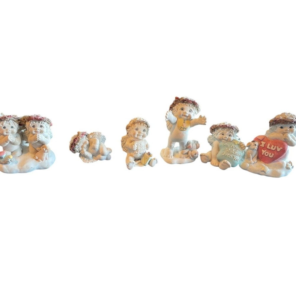 Vintage Dreamsicles Lot of‎ 6 Collectible Figurines Cherubs Angels 1990s